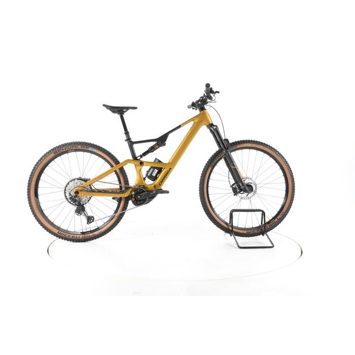 Vélo électrique - Orbea Rise H20 - or - VTT électrique tout suspendu - Shimano 630 Wh + 200 Wh Reconditionné Reconditionné - Orbea reconditionné disponible sur Cdiscount Seconde Vie