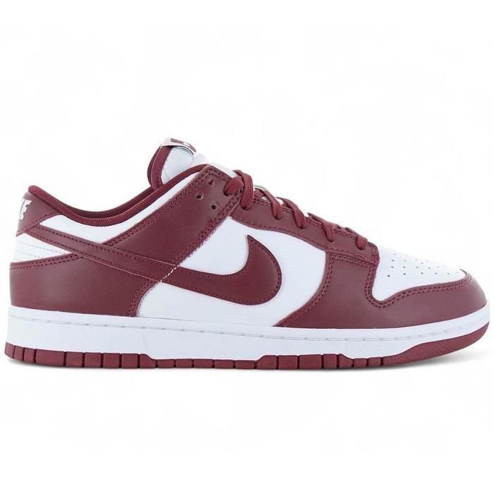 CHAUSSURES DE BASKET-BALL Nike Dunk Low Retro - Mens Sneakers Shoes Leather Red-White DD1391-601 ORIGINAL