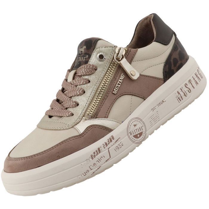 MUSTANG Baskets pour Femme 26M0482010-ivory Beige