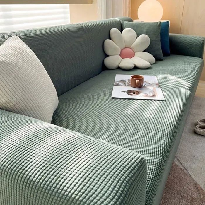 Housse de Canapé Extensible Couleur Pure Couverture de Canapé avec Accoudoirs 3 Places Super Sofa Cover Universelle Antidérapan Housse de Canapé Extensible Couleur Pure Couverture de Canapé avec Accoudoirs 3 Places Super Sofa Cover Universelle Antidérapan