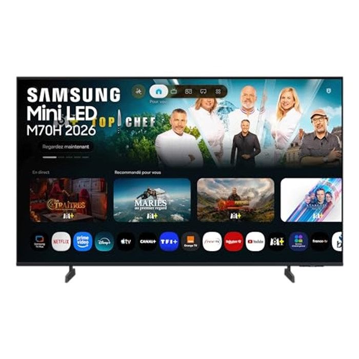 TV 75M70H Mini LED 4K 75 pouces 189 cm Smart TV 144 Hz 2026 TU75M70HAUXXC Manuel de lutilisateur Bluetooth Wi Fi