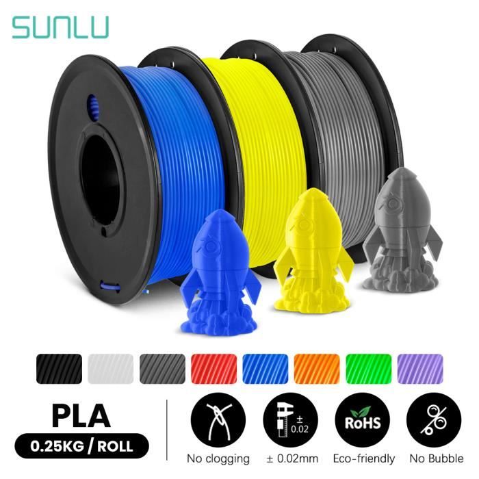 Rouleau blanc de filament PLA 1.75 mm pour imprimante 3D - Cdiscount  Informatique