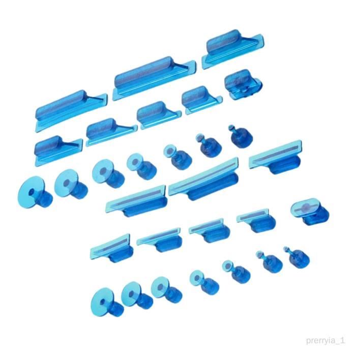 Kit De 4 Outils De Réparation Bosses Sans Peinture - En Aluminium, Avec Languettes Collantes - Pour Voiture, électroménager - 7