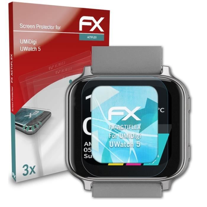 atFoliX 3x Écran protecteur pour Apple Watch 42 mm Series 3 clair