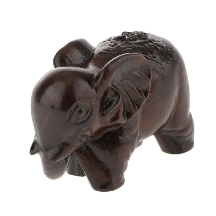 Figurine en bois Hakobune - Eléphant d'Inde