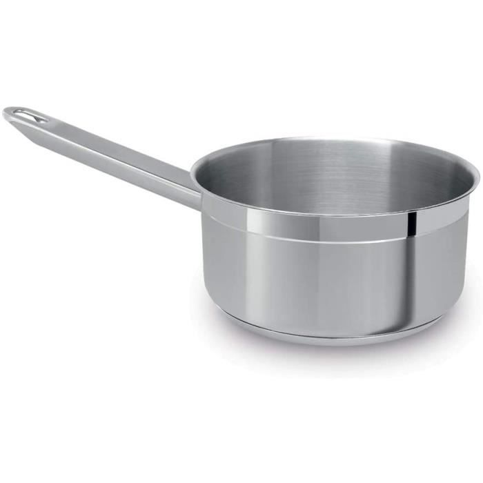SILAMPOS Casserole inox 1810 TOUS FEUX 18cm2L ATLANTICO [156] Cdiscount Maison