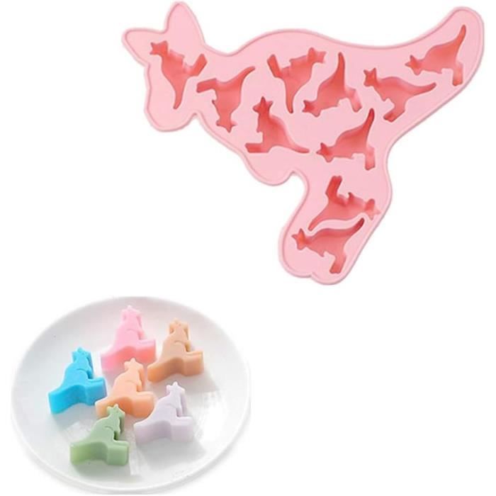 4 Bacs à Glaçons En Silicone Avec Couvercle QOUBNIC - Sans BPA, Empilables, 84 Glaçons Ronds - 7