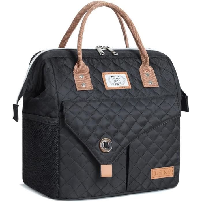 Sac Repas Isotherme Vicloon - Grande Ouverture Velcro - Tissu Oxford Imperméable - Pour Bureau, école, Pique-nique