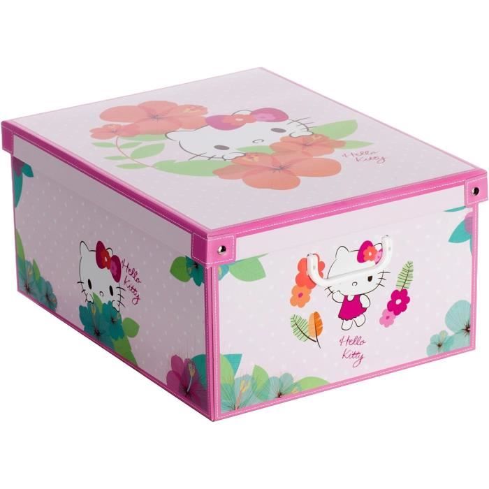 Boîte Rangement Carton SNOOPY 39x50x24cm - Avec Couvercle | Décoration Chambre Bureau