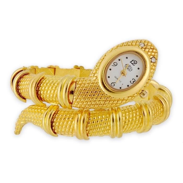 Serpent en forme de montrebracelet (or) , Achat/vente montre Cdiscount