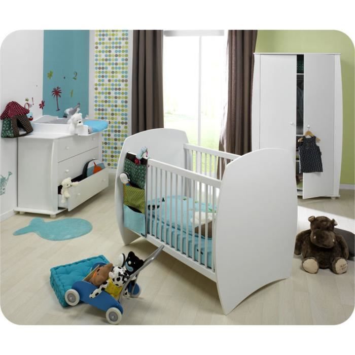 Chambre Bebe Complete Medea Blanche Sans Mate Achat Vente