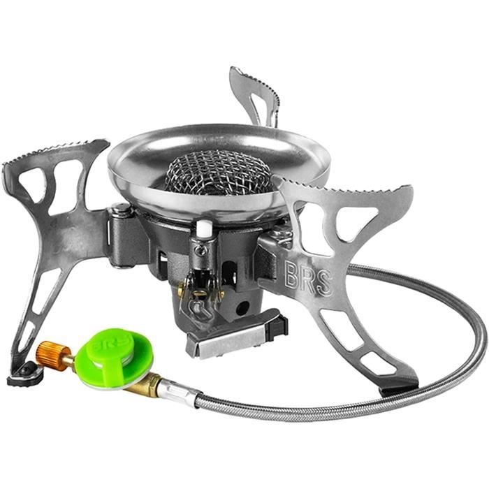 Réchaud De Camping Gaz 3500W Pliable - Allumage Piézo, Pare-vent, Compatible Cartouche Gaz, Idéal Randonnée - 9