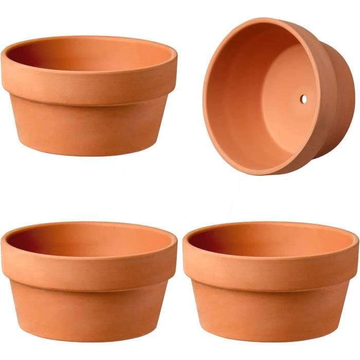 KINGLAKE Pots De Fleurs Suspendus En Métal - Lot De 10 Avec Crochets - Couleurs Vives - Pour Jardin, Balcon Et Décoration Intérieure
