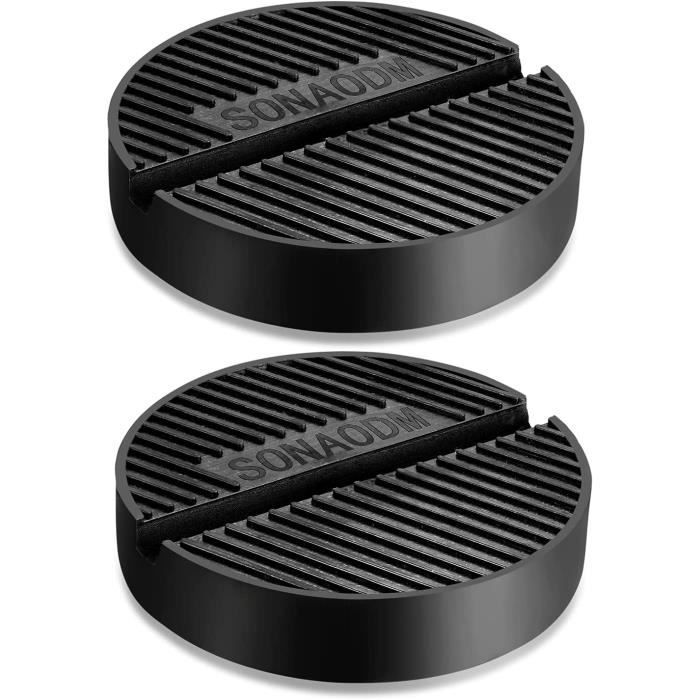 Lot De 4 Patins En Caoutchouc Pour Cric De Voiture - 6.5x6.5x3.3 Cm, Antidérapants Et Protecteurs