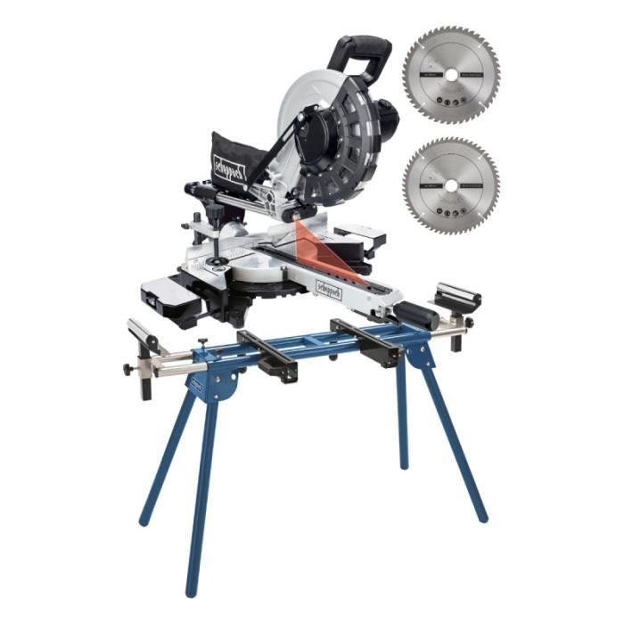 Scie à Onglet Scheppach HM110MP - 2000W - Lame 254mm - Multi Matériaux