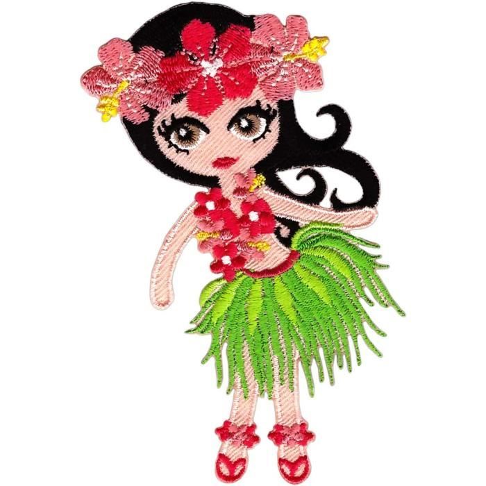 Déco Bar Tiki Avec Décapsuleur Corona Et Jupe En Herbe - Danseuse