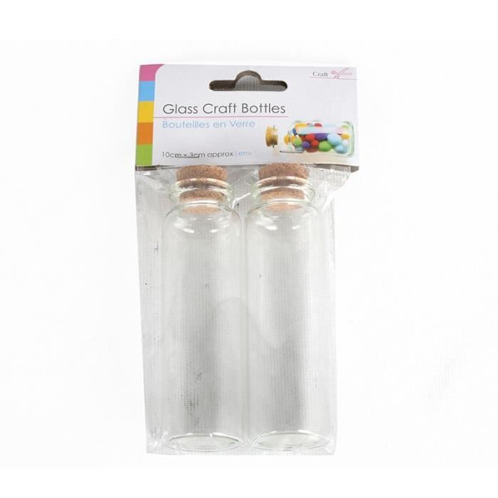 Mikken Bouteilles En Verre Marron 500ml - Bouchon Sécurité Enfants - 2 Pièces