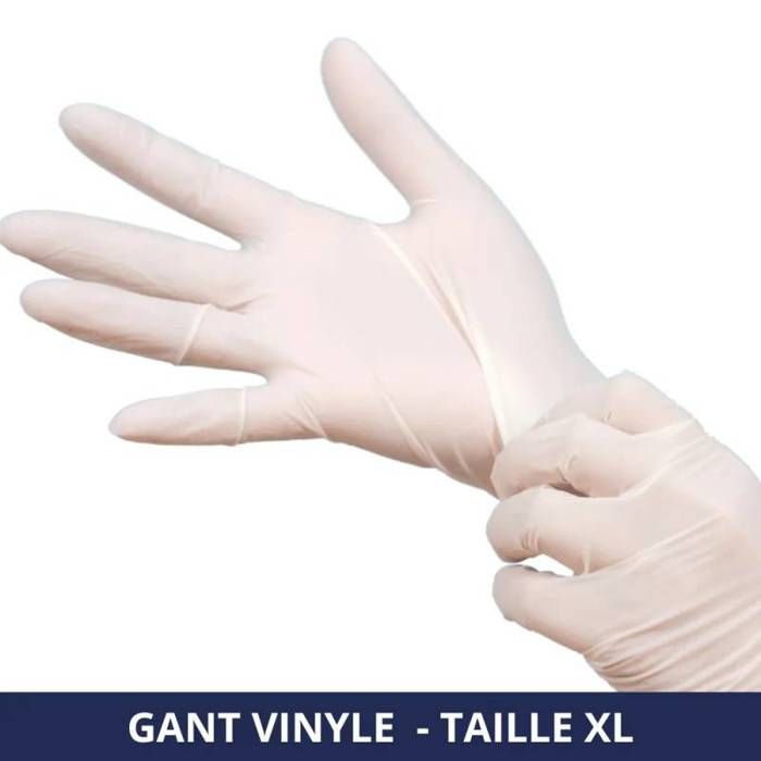 Gants Latex Poudrés Taille M - 7/8 en Boite de 100