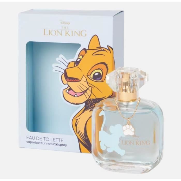 Le Roi Lion Simba Parfum Eau de Toilette 50ml avec dorée et