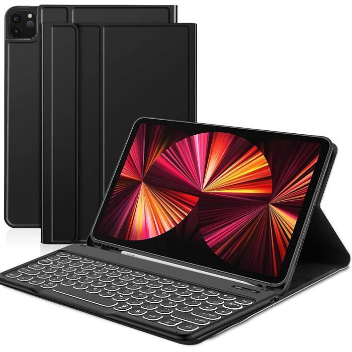 Clavier Coque pour iPad Air 5 2022 & iPad Air 4 10.9 2020, AZERTY Clavier  Bluetooth sans Fil pour iPad Pro 11 2021-2020 [87] - Cdiscount Informatique