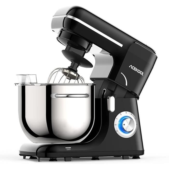 Robot de cuisine 1400 W 6,2 l 6 vitesses Silencieux Noir44