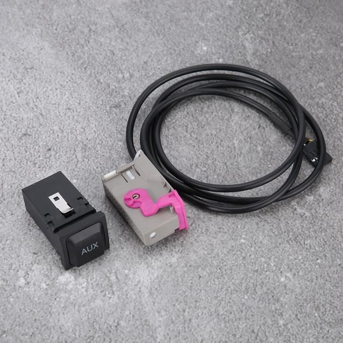 Câble AUX, Prise D'entrée Automobile Avec Lecteur de CD RNS-E AU 3.5mm, Entrée Auxiliaire, Ligne AUX, pour A3 A3