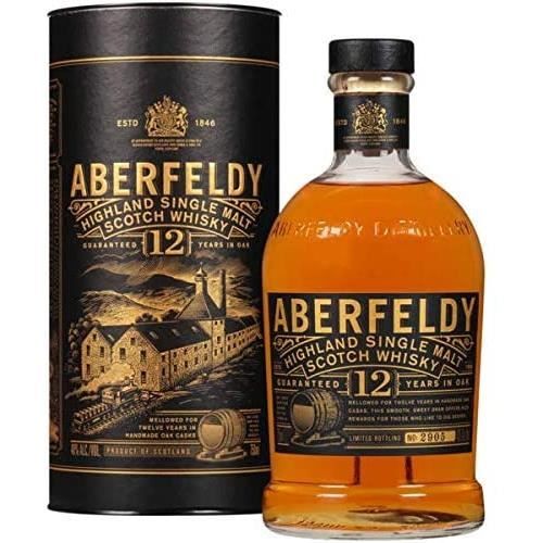 Aberfeldy 12 ans Single Malt Whisky 70cl 40 Whisky d'Ecosse Achat