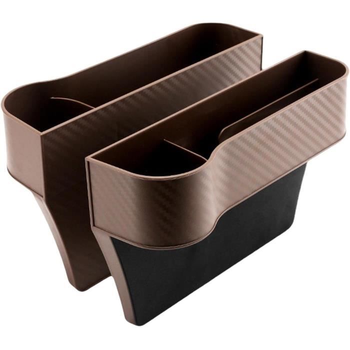 Auto Companion - Lot De 2 Bacs Rangement Pour Sièges Voiture - 44x5x7,5 Cm - Organisation Voiture