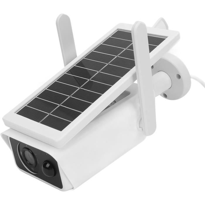 Zerodis Caméra Solaire Factice LED – Fausse Caméra De Surveillance Extérieure Avec Détection Mouvement, Dissuasion Anti-Cambriolage Ultra Réaliste