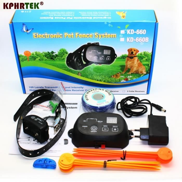 CRAZE KD660 Rechargeable Pet Electronic Fence Fencing System 1/2 Dog