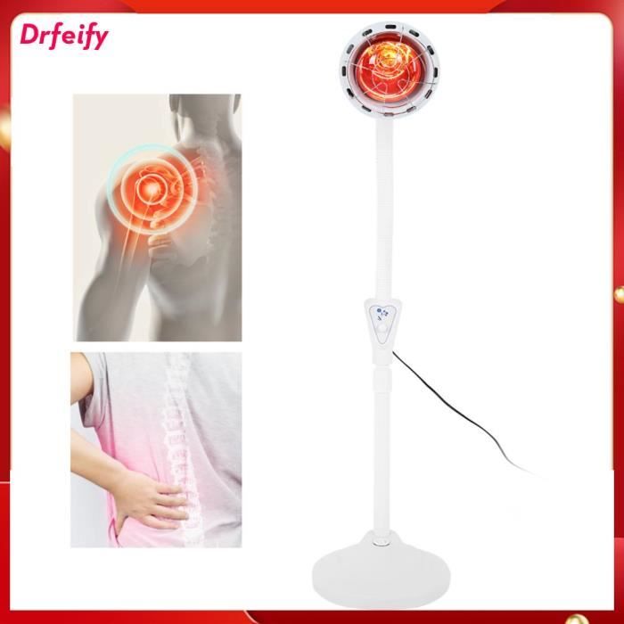 Lampe De Chaleur Infrarouge 150W Avec Minuteur - Lumière Rouge Thérapie, Réglable Température 1-9 - Pour Douleurs Musculaires