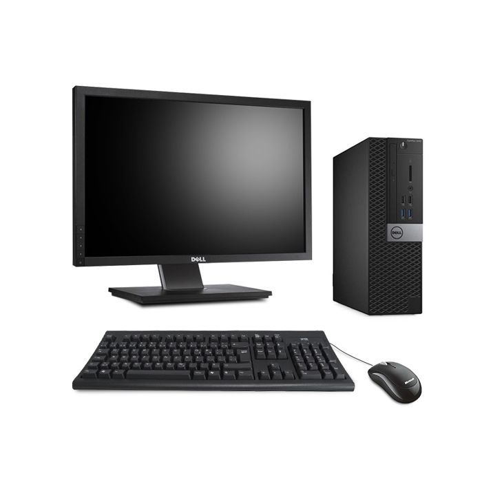 Pack PC avec écran - Dell OptiPlex 3040 SFF - Linux - 8Go - 120Go SSD + Écran 22 - Dell