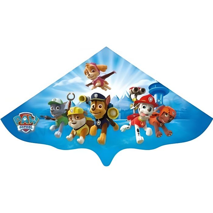 Cerf-volant Pat Patrouille - DISNEY - Enfant - Mixte - 115 cm x 63 cm -  Fibre de verre - Cdiscount Jeux - Jouets