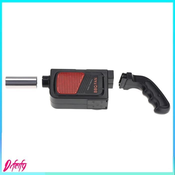 Souffleur électrique Portable Pour Barbecue - Lot De 2 - Fonctionne Sur 4 Piles AA - Allumage Rapide Du Feu