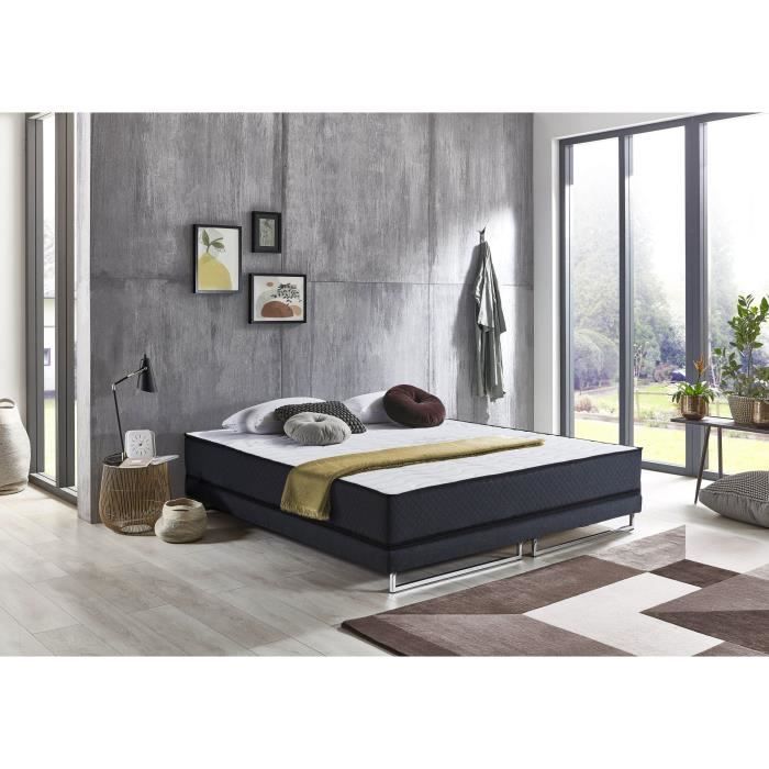 Matelas Hybride 140x190 cm DYNAMIC BEDDING 1 370 Ressorts ensachés