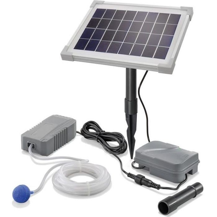 Filtre de bassin solaire Professional 25W 875 l/h Pompe de filtration de bassin esotec 100902 - Gamm vert
