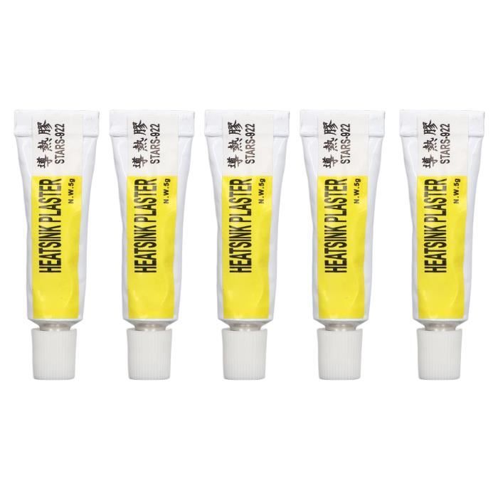 6 Siringhe Da 0.5g Di Pasta Termica GD66 - Per Processore E Scheda Grafica, HALNZIYE, Conducibilità 1,93 W/m-k