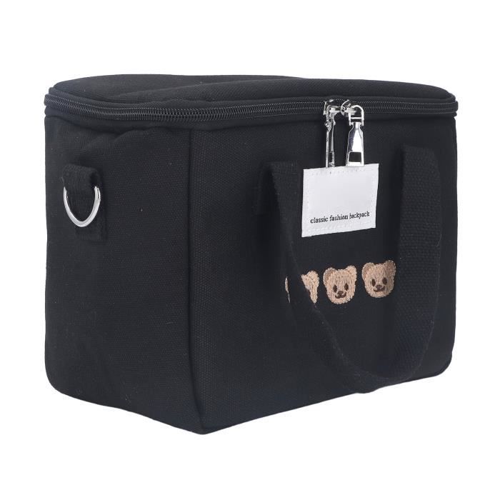 Petit Sac Isotherme Repas Imperm able l eau Glaciere Repas Doublement Epaissi Lunch Bag pour Femme Homme Enfant Lunchbox FD017