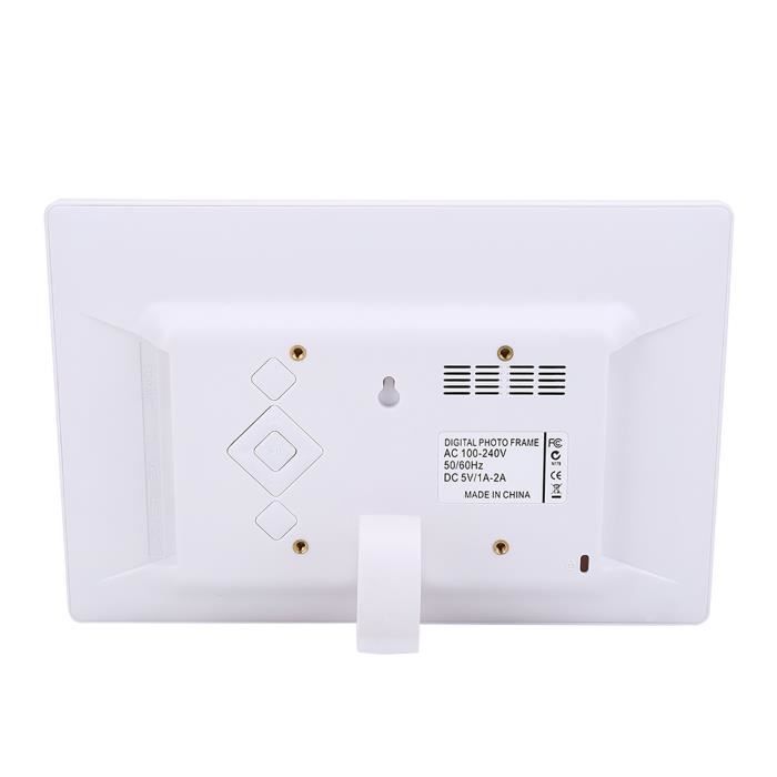 JIN10 HD Screen Digital Photo Frame Alarm Clock MP3/4 Movie Player