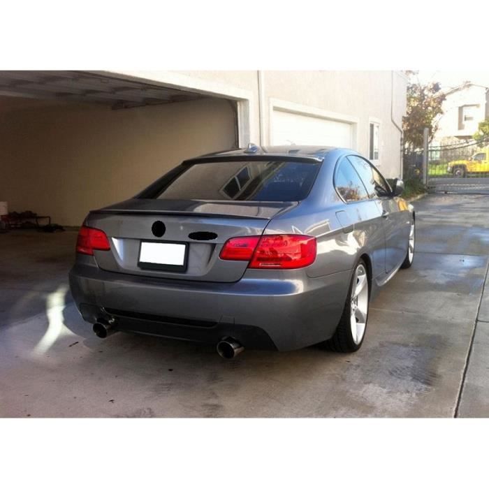 Becquet Coffre BMW Série 3 E92 E93 - Aileron Spoiler ABS Noir à Peindre 2006-2013