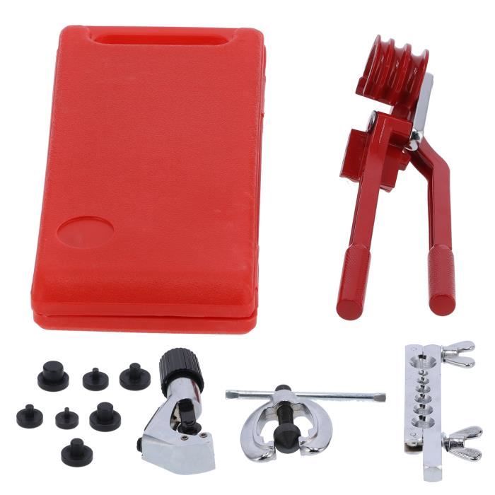 Kit D'évasement De Tuyau 11 Pièces - Outils Freinage Avec Cintreuse - Pour Tuyaux Cuivre/laiton/aluminium