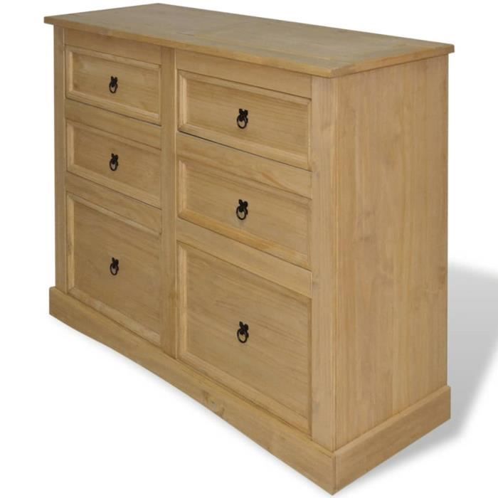 MAD Buffet Gamme Corona Pin mexicain 130x48x104 cm - M6587 - Cdiscount ...