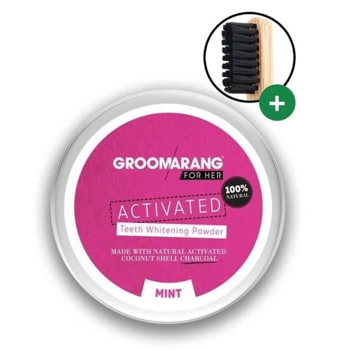 Charbon Actif Poudre 50g Brosse A Dents Bambou Pour Un Sourire Etincelant Blanchisseur De Dents Vegetal Kit Blanchiment Dentaire Cdiscount Au Quotidien