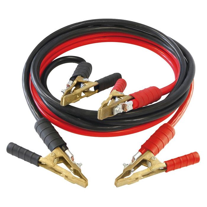 Câbles De Démarrage Stanley 35mm² 4.5m - Pour Voiture, Moto, Camping-car - Pinces Isolées - 6V/12V/24V