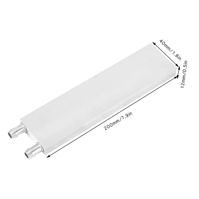 Bloc De Refroidissement Liquide En Alliage D'aluminium 40x40 Mm – Pour Watercooling CPU, Radiateurs Et Refroidissement Industriel !