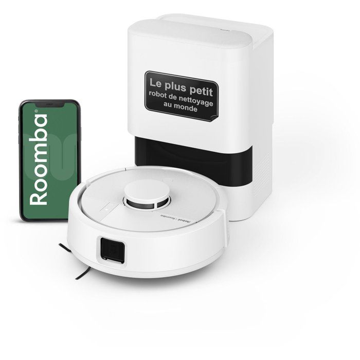 iRobot Roomba Mini Robot Aspirateur Laveur 7000 Pa 200 ml
