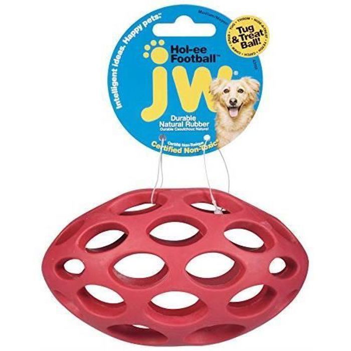 JW Jouet HOL-EE Roller Football Medium De, Jouet pour Chien À Mcher Et Mordre pour Chien Taille M 43119