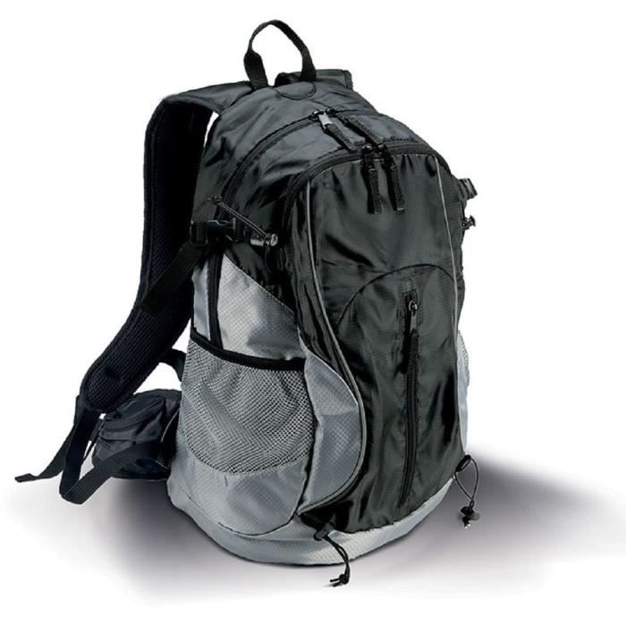 Sac à dos multisports - KIMOOD - KI0110 - Noir et gris - 30L - Ergonomique