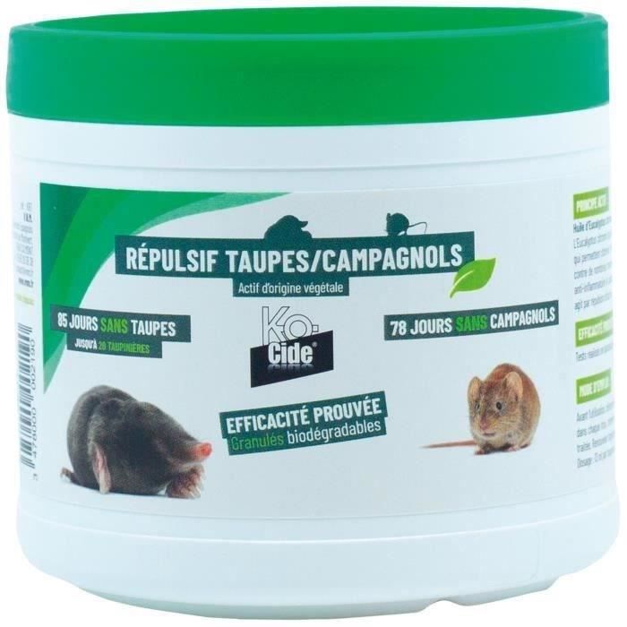 KOCIDE Répulsif Taupe et Campagnol - Bio source - 200 g