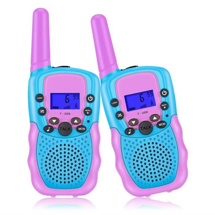 Talkie Walkie x2, 16 Canaux, avec Lampe De Poche, Cordon, Portée De Talkie Walkie x2, 16 Canaux, avec Lampe De Poche, Cordon, Portée De
